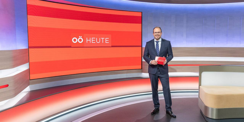 ORF OÖ Heute Studio mit Stephan Schnabl (c) ORF